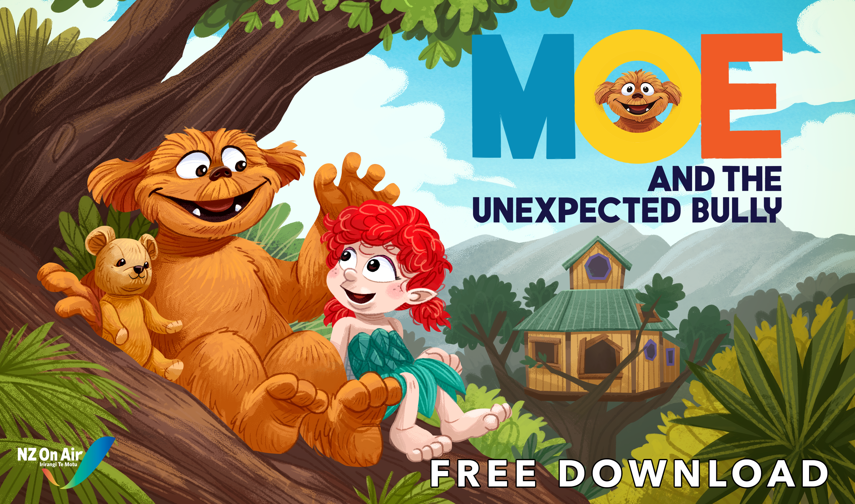 Moe and the Unexpected Bully storybook app thumbnail